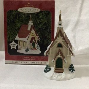 Hallmark Ornament-1999 Colonial Church